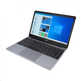 UMAX NB VisionBook 14Wr Plus - 14, 1" IPS FHD 1920x1080, Celeron N4120 @ 1, 1 GHz, 4GB, 64GB, Intel UHD, W10P, sivá