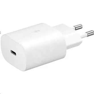 Samsung cestovná nabíjačka EP-TA800NWE, Quickcharge 25W, USB-C, biela Samsung cestovná nabíjačka EP-TA800NWE, Quickcharge 25W, USB-C, biela
