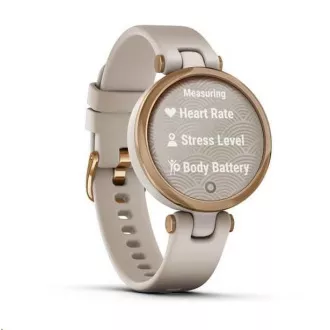 Garmin hodinky Lily Sport Rose Gold/Light Sand Silicone Band