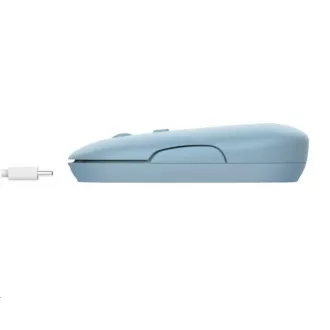 TRUST myš PUCK, bezdrôtová, USB, modrá, bluetooth