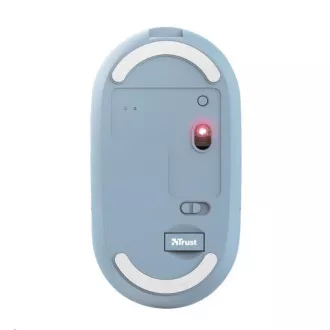 TRUST myš PUCK, bezdrôtová, USB, modrá, bluetooth