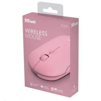 TRUST myš PUCK, bezdrôtová, USB, ružová TRUST myš PUCK, bezdrôtová, USB, ružová
