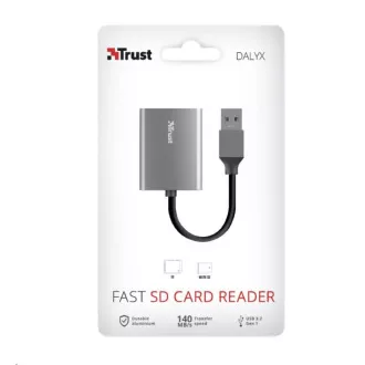 TRUST čítačka pamäťových kariet DALYX Fast, externá, USB 3.2, 8cm TRUST čítačka pamäťových kariet DALYX Fast, externá, USB 3.2, 8cm