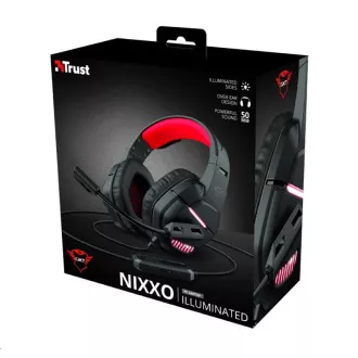 TRUST slúchadlá s mikrofónom GXT 448 Nixxo Illuminated Headset