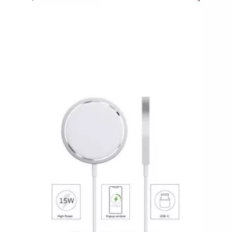 COTEetCI magnetická bezdrôtová nabíjačka 15W (kompatibilná s iPhone 12 MagSafe)
