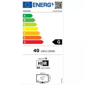 Samsung MT LED LCD Smart Monitor 32" 32AM700URXEN-plochý, VA, 3840x2160, 8ms, 60Hz, HDMI, USB, Repro Samsung MT LED LCD Smart Monitor 32" 32AM700URXEN-plochý, VA, 3840x2160, 8ms, 60Hz, HDMI, USB, Repro