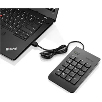 LENOVO klávesnica drôtová USB Numeric Keypad Gen II, čierna
