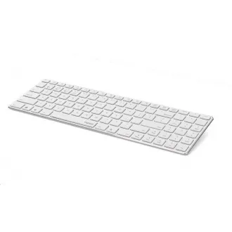 RAPOO klávesnica E9100M, bezdrôtová, Ultra-slim, CZ/SK, biela