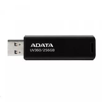 ADATA Flash Disk 256GB UV360, USB 3.2 Gen1, Kovový, čierna