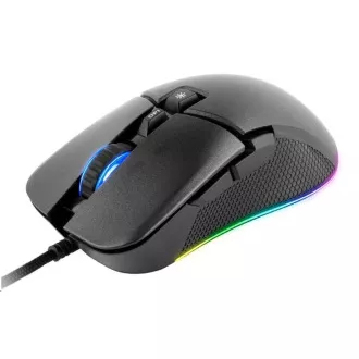 C-TECH herná myš Dawn, casual gaming, 6400 DPI, RGB podsvietenie, USB
