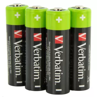 VERBATIM Nabíjacia batéria AA Premium 4-Pack 2500 mAh