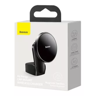 Baseus Big Energy držiak s bezdrôtovým nabíjaním 15W čierna (kompatibilný s Apple iPhone 12 Series) Baseus Big Energy držiak s bezdrôtovým nabíjaním 15W čierna (kompatibilný s Apple iPhone 12 Series)