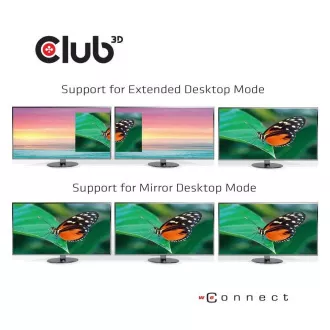 Club3D Dokovacia stanica USB-C 14v1, 1xDP, 1xHDMI, 1xVGA, 2xUSB-C, 5xUSB, čítačka SD kariet, 1xRJ45, čierna