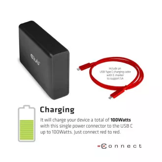 Club3D Dokovacia stanica USB-C 14v1, 1xDP, 1xHDMI, 1xVGA, 2xUSB-C, 5xUSB, čítačka SD kariet, 1xRJ45, čierna