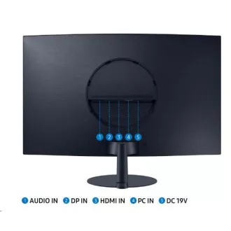 SAMSUNG MT LED LCD Monitor 24" 24T550FDRXEN- prehnutý, VA, 1920x1080, 4ms, 75Hz, HDMI, DisplayPort SAMSUNG MT LED LCD Monitor 24" 24T550FDRXEN- prehnutý, VA, 1920x1080, 4ms, 75Hz, HDMI, DisplayPort