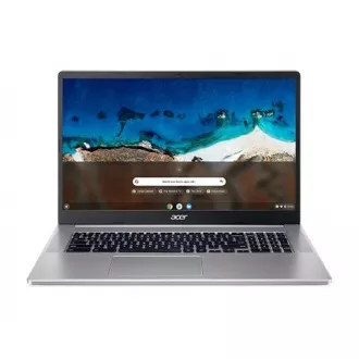 ACER NTB Chromebook 317 (CB317-1H-P6L9) - Pentium N6000, 17.3" FHD IPS Touch, 8GB, 128GB eMMC, UHD Grap., Chrome OS, Strieborná