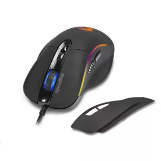SPEED LINK myš SICANOS RGB Gaming Mouse, USB, čierna