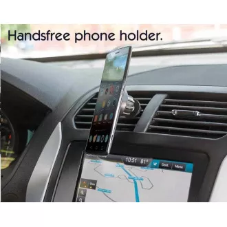 Manhattan držiak na mobil do auta, Magnetic Car Air-Vent Phone Mount, čierna