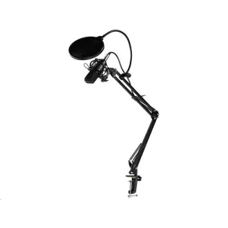 TRACER mikrofón Studio PRO, 3.5 jack, 2.5 m kábel, čierna TRACER mikrofón Studio PRO, 3.5 jack, 2.5 m kábel, čierna