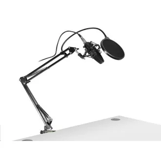TRACER mikrofón Studio PRO, 3.5 jack, 2.5 m kábel, čierna TRACER mikrofón Studio PRO, 3.5 jack, 2.5 m kábel, čierna