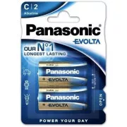 PANASONIC Alkalické batérie EVOLTA Platinum LR14EGE/2BP C 1, 5V (Blister 2ks)