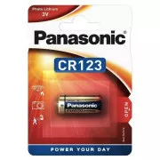 PANASONIC Lítiové - FOTO batéria CR-123AL/1BP 3V (blister - 1ks)