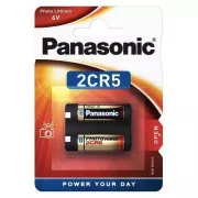 PANASONIC Lítiové - FOTO batéria 2CR-5L/1BP 6V (blister - 1ks)