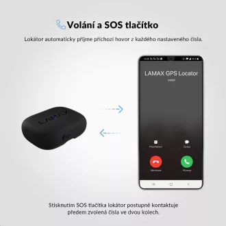 LAMAX GPS Locator + obojok