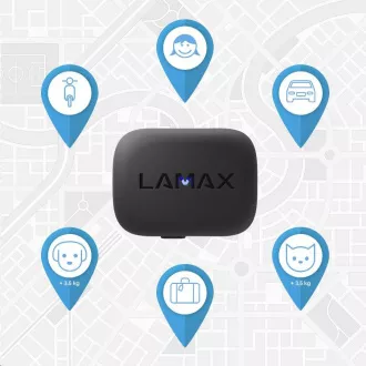 LAMAX GPS Locator + obojok