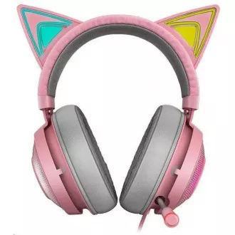 RAZER slúchadlá Kraken Kitty, USB Headset, Chroma, Quartz / ružová RAZER slúchadlá Kraken Kitty, USB Headset, Chroma, Quartz / ružová