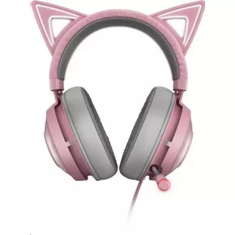 RAZER slúchadlá Kraken Kitty, USB Headset, Chroma, Quartz / ružová RAZER slúchadlá Kraken Kitty, USB Headset, Chroma, Quartz / ružová