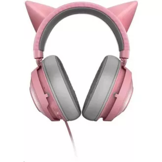 RAZER slúchadlá Kraken Kitty, USB Headset, Chroma, Quartz / ružová RAZER slúchadlá Kraken Kitty, USB Headset, Chroma, Quartz / ružová
