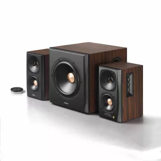 EDIFIER reproduktory S360DB, 155W, hnedá