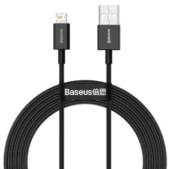 Baseus Superior Series rýchlonabíjací kábel USB/Lightning 2.4A 1m čierna