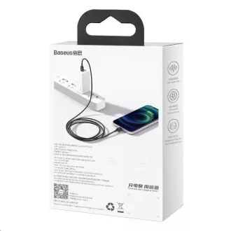 Baseus Superior Series rýchlonabíjací kábel USB/Lightning 2.4A 2m biela