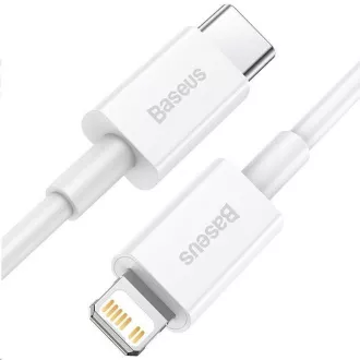 Baseus Superior Series rýchlonabíjací kábel Type-C/Lightning 20W 1m biela