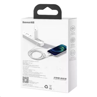Baseus Superior Series rýchlonabíjací kábel Type-C/Lightning 20W 1m biela