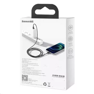 Baseus Superior Series rýchlonabíjací kábel Type-C/Lightning 20W 2m čierna