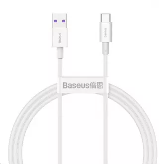Baseus Superior Series rýchlonabíjací kábel USB/Type-C 66W 1m biela