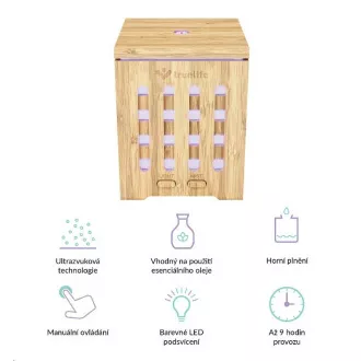 TrueLife AIR Diffuser D7 Bamboo - Aróma difuzér TrueLife AIR Diffuser D7 Bamboo - Aróma difuzér