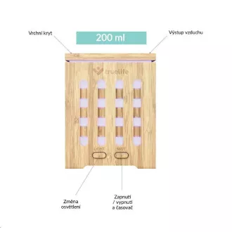 TrueLife AIR Diffuser D7 Bamboo - Aróma difuzér TrueLife AIR Diffuser D7 Bamboo - Aróma difuzér