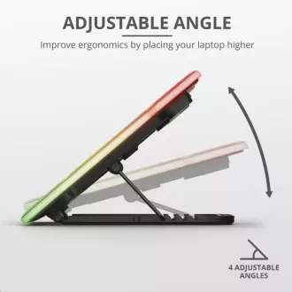 TRUST Stojan na notebook GXT1126 AURA LAPTOP COOLING STAND (chladiaca podložka)