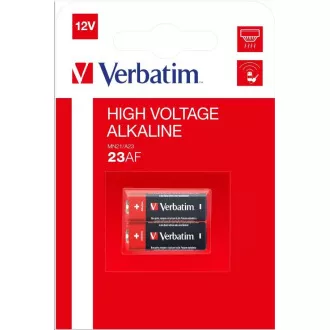 VERBATIM Alkalické batérie 23AF (MN21/ A23/ 23AE) 12V 2 Pk