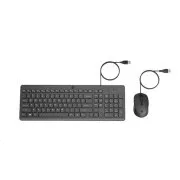 HP 150 Wired Mouse and Keyboard Combination - drôtová klávesnica a myš