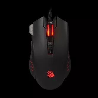 A4tech herná myš BLOODY V9M, až 4000DPI, V-Track technológie, 160KB pamäť, USB, CORE 2, kovové podložky