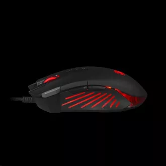 A4tech herná myš BLOODY V9M, až 4000DPI, V-Track technológie, 160KB pamäť, USB, CORE 2, kovové podložky