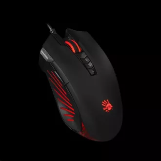 A4tech herná myš BLOODY V9M, až 4000DPI, V-Track technológie, 160KB pamäť, USB, CORE 2, kovové podložky