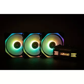 1stCOOL Fan KIT AURA EVO 4 ARGB, 3x HEXA2 ventilátor + ARGB radič + diaľkový ovládač 1stCOOL Fan KIT AURA EVO 4 ARGB, 3x HEXA2 ventilátor + ARGB radič + diaľkový ovládač