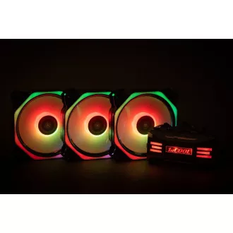 1stCOOL Fan KIT AURA EVO 4 ARGB, 3x HEXA2 ventilátor + ARGB radič + diaľkový ovládač 1stCOOL Fan KIT AURA EVO 4 ARGB, 3x HEXA2 ventilátor + ARGB radič + diaľkový ovládač