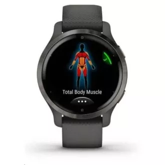 Garmin GPS športové hodinky Venu2S Slate/Black Band